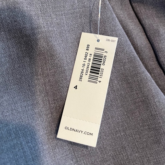 Old Navy Harper Style sz 4 gray work pants - Picture 2 of 4